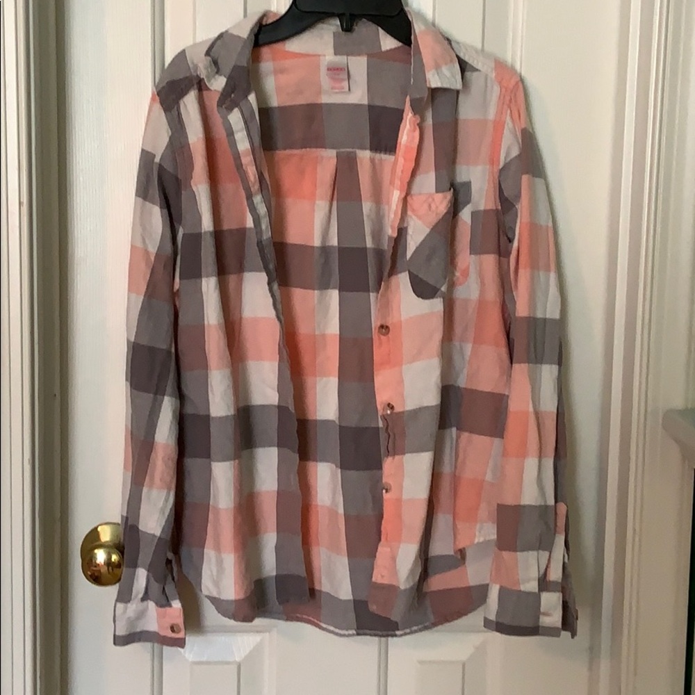 Pink and Grey Flannel
